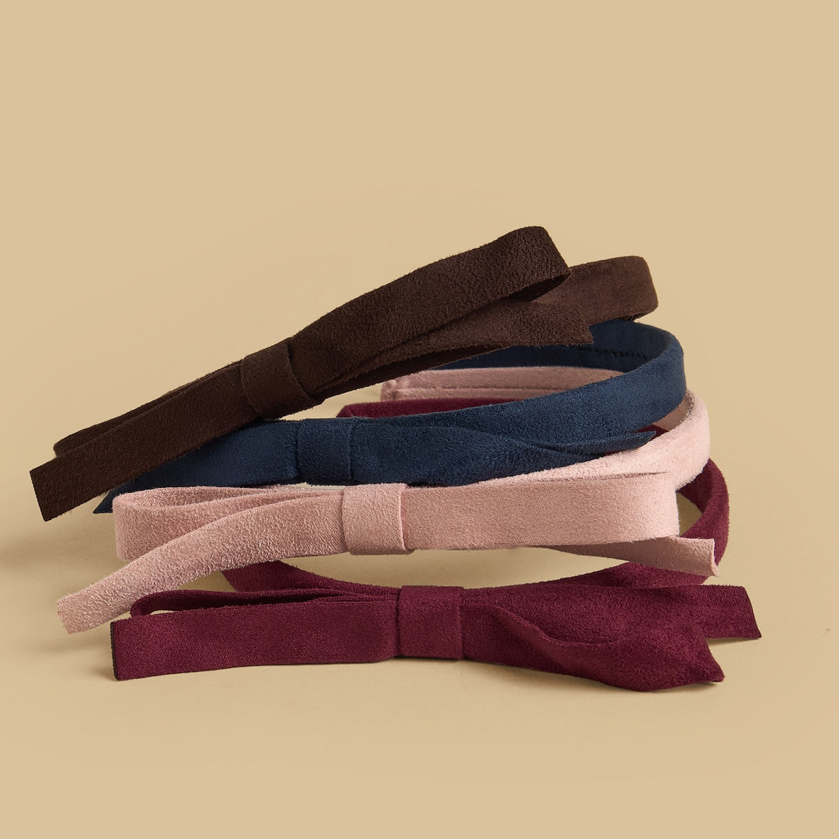 Pack of 4 Bow Accent Hairbands - Multicolor