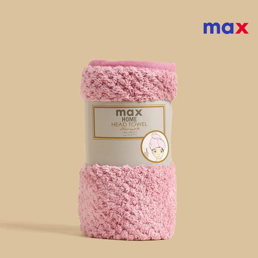 Textured Head Towel - Pink